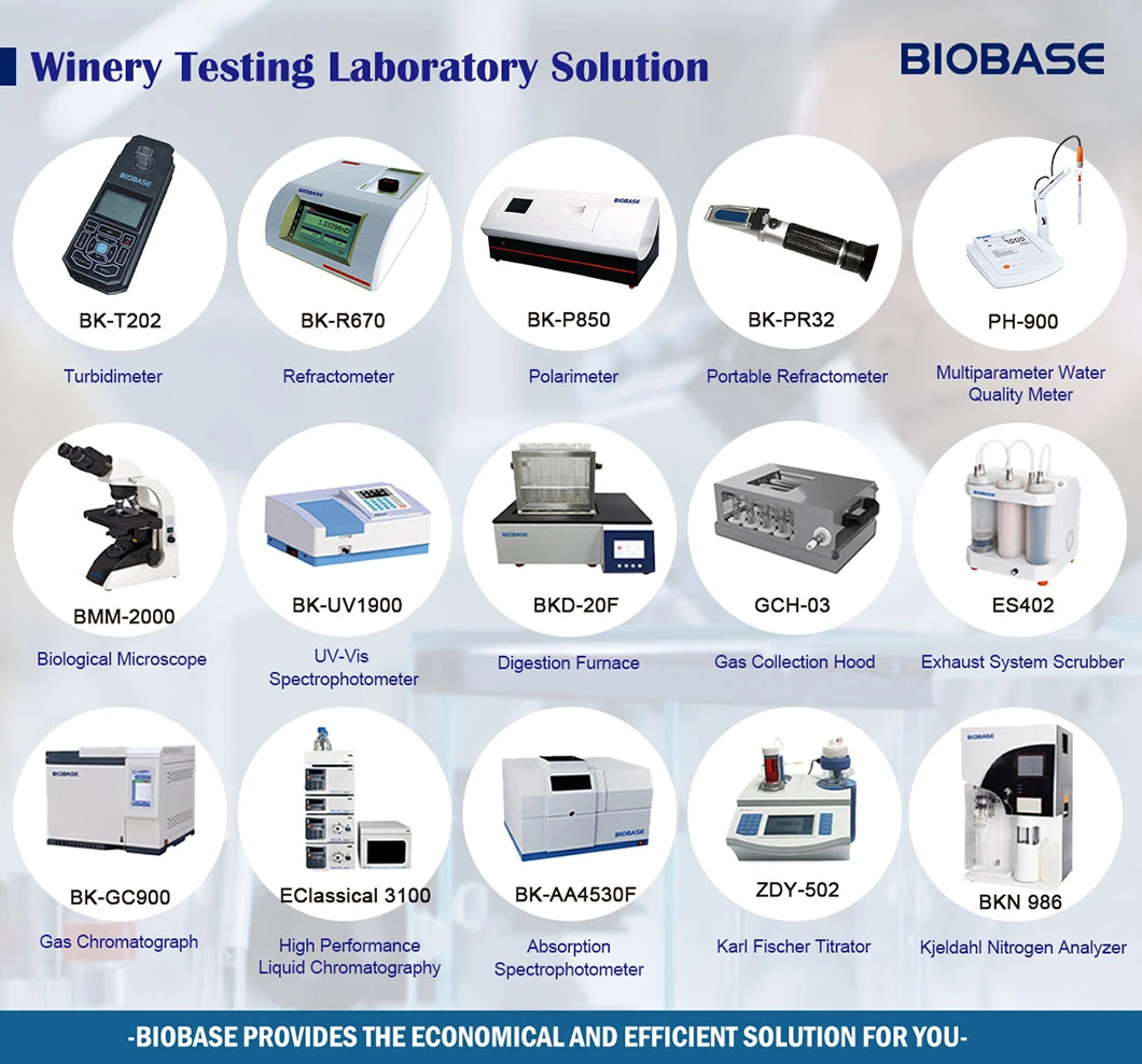 Biobase Bench Top Lab Refractometer Honey, Brix Testing Abbe Refractometer