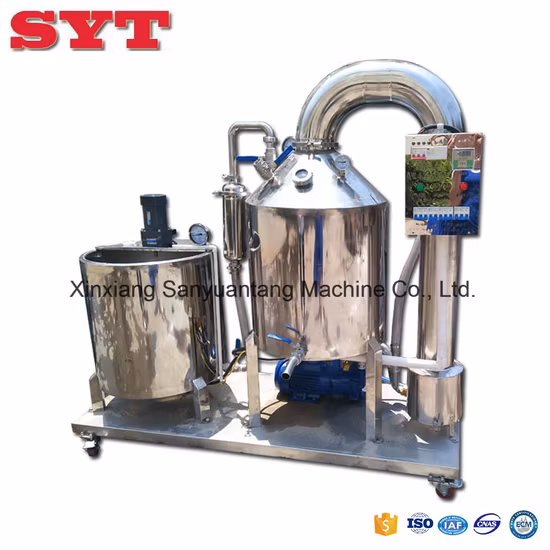 Máquina concentradora de miel profesional/máquina de procesamiento de miel/máquina de producción de miel